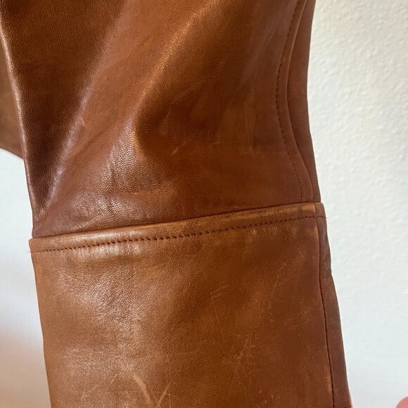 RARE Billy Reid Men's Leather Blazer Coat - Picture 2 of 6